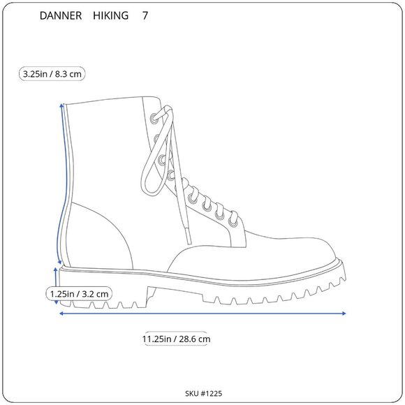 Danner Mens Trail Tek Light 3 Hiking Shoes Multicolor 61380 Leather Low Top 7D - Picture 7 of 16
